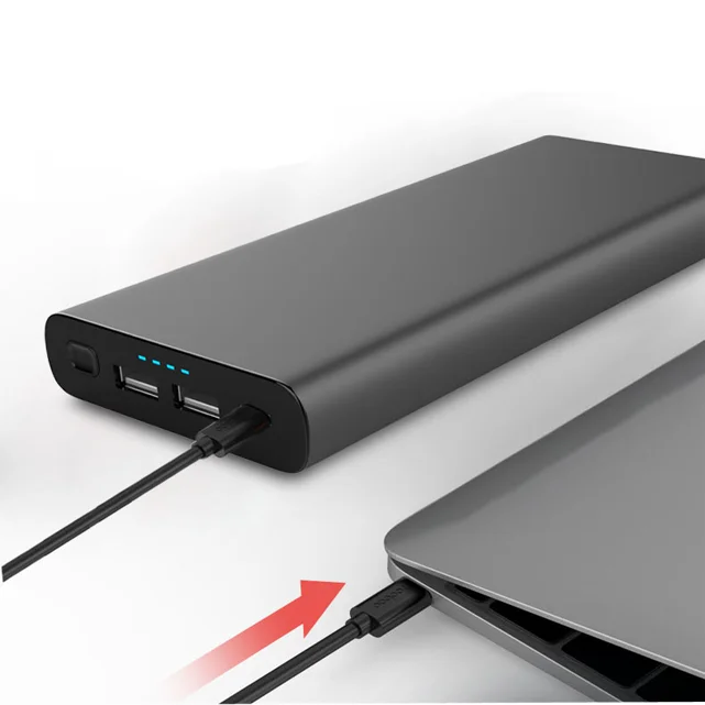 

24000mAh Power Bank Portable Ultra-thin Polymer Powerbank battery powerbank 26800mAh With 100W type c output for laptop or Phone