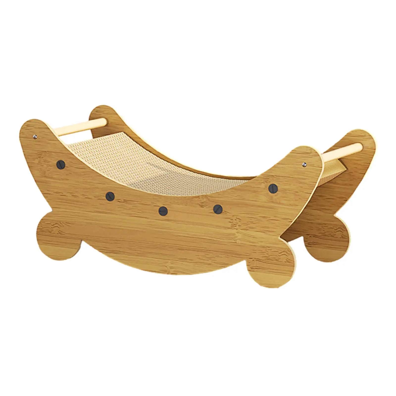 Cat Scratcher Lounge Lying or Curled Up Paw Sturdy Reusable Furniture Protector Sleeping, Play, Rest Corrugated Bed
