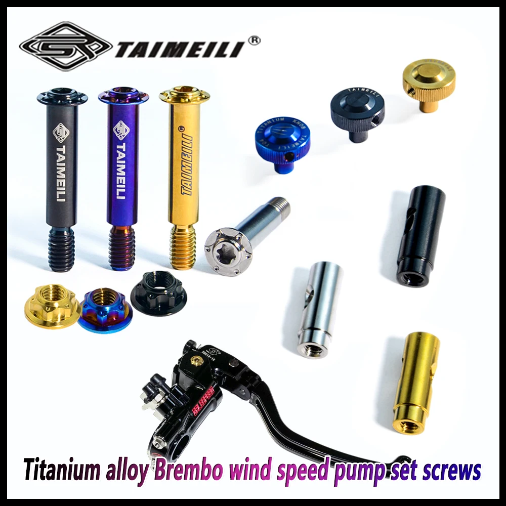 

TAIMEILI Titanium alloy brake pump angle screw suitable for GALESPEED brake pumps
