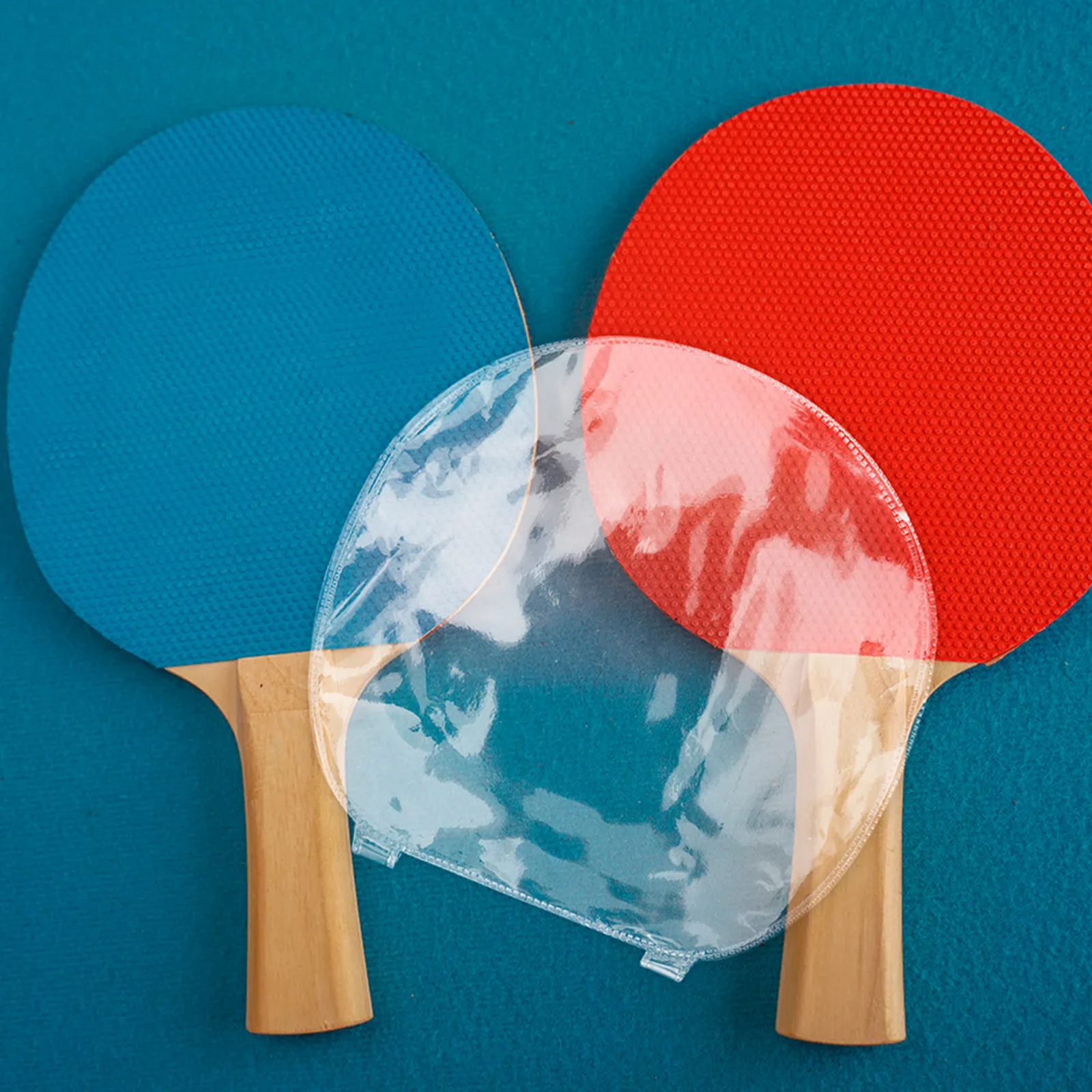 

8Pcs Table Tennis Racket Protective Film Transparent Ultrathin Flexible Non Interfering for Rubber Longevity