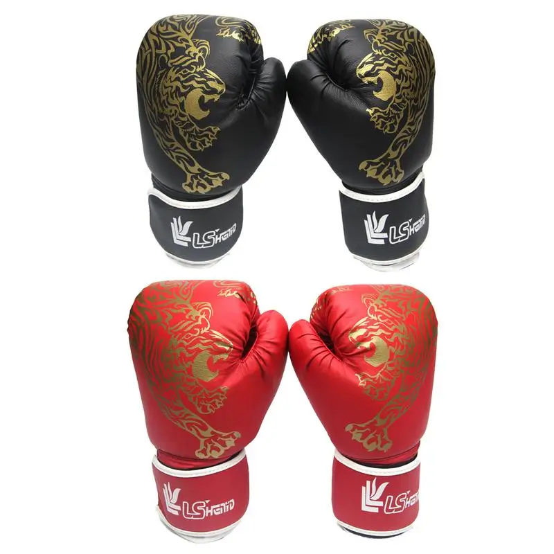 Thickened Adult Boxing Gloves Sanda Professional Competition Muay Karate for Training Sandbag Fighting Taekwondo