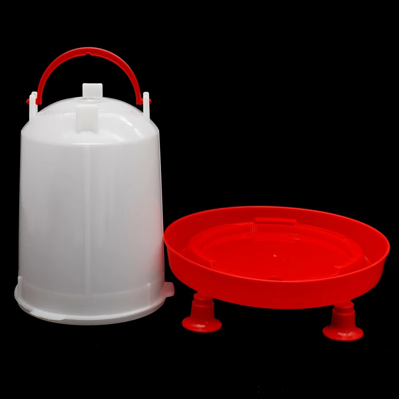 3L Automatic Chicken Water Bucket Capacity Plastic Poultry Rooster Hen Feeding Device Farm Animal Watering Supplies