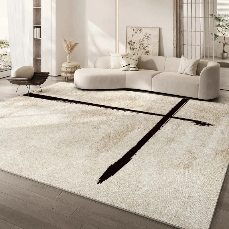 

ZYQ25Wabi-sabi Style Living Room Decoration Plush Carpet Large Area Rugs for Bedroom Thick Anti-slip Floor Mat Fluffy Soft L8Mn^