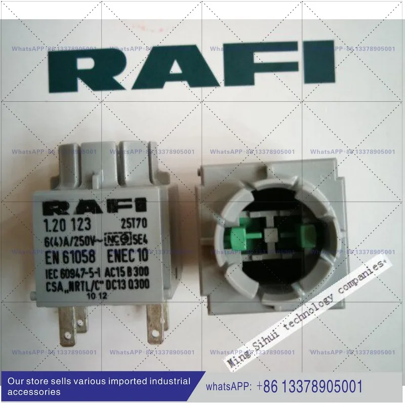 RAFIX16 universal touchpoint module 1.20.123 2NO (normally open) silver touchpoint quick connect terminal