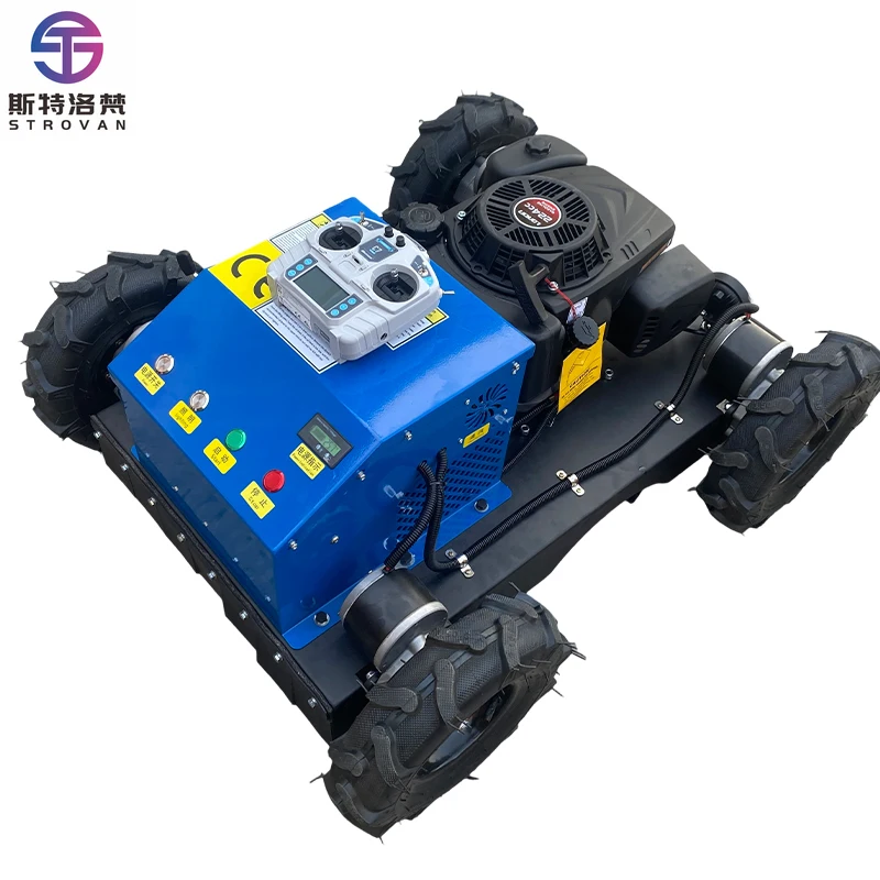 

STLF Latest Models CE Lawn Mowers Powerful Engine Remote Control Lawn Mower for Home Garden Fuel-efficient and Durable