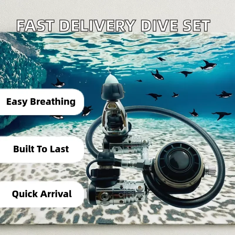 Second Stage Diving Regulator Octopus Set High Air Permeability Scuba Equipment Good Quality Fast Shipping for Divers Gear