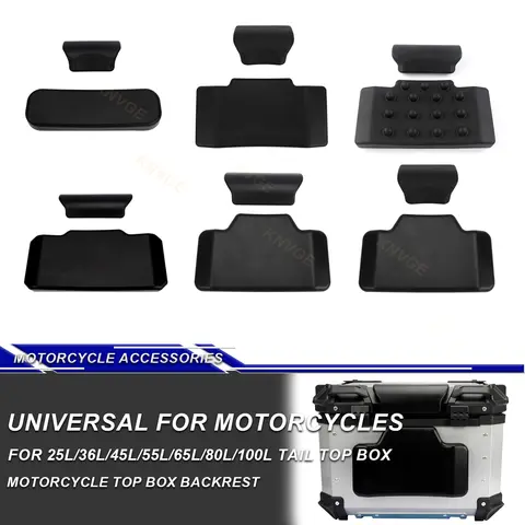 25L 32L 45L 55L 65L 80L 100L 오토바이 탑 케이스 등받이 패드 테일 박스 리어 트렁크 러기지 케이스 쿠션 동승자 등받이