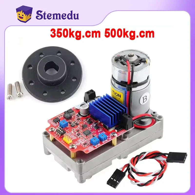 ASMG-MTB 고출력 고토크 서보 자기 인코딩 350kg.cm 500kg.cm 360도 로봇 조향 모터 대형 기계 팔