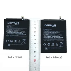 Phone Battery For Xiaomi Redmi Note6 Note8 Note8T Replacement Battery BN46 Phone Batteries