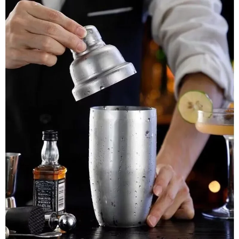 

Stainless Steel Cocktail Shaker 250/350/550/750ml Martini Stainless Steel Mixer Professional Bartender Bar Shaker Cocktail Kit