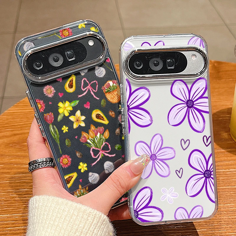 غطاء هاتف بنمط أوراق القيقب وا - مراجعة Phone Cases Pixel 9A وسعره