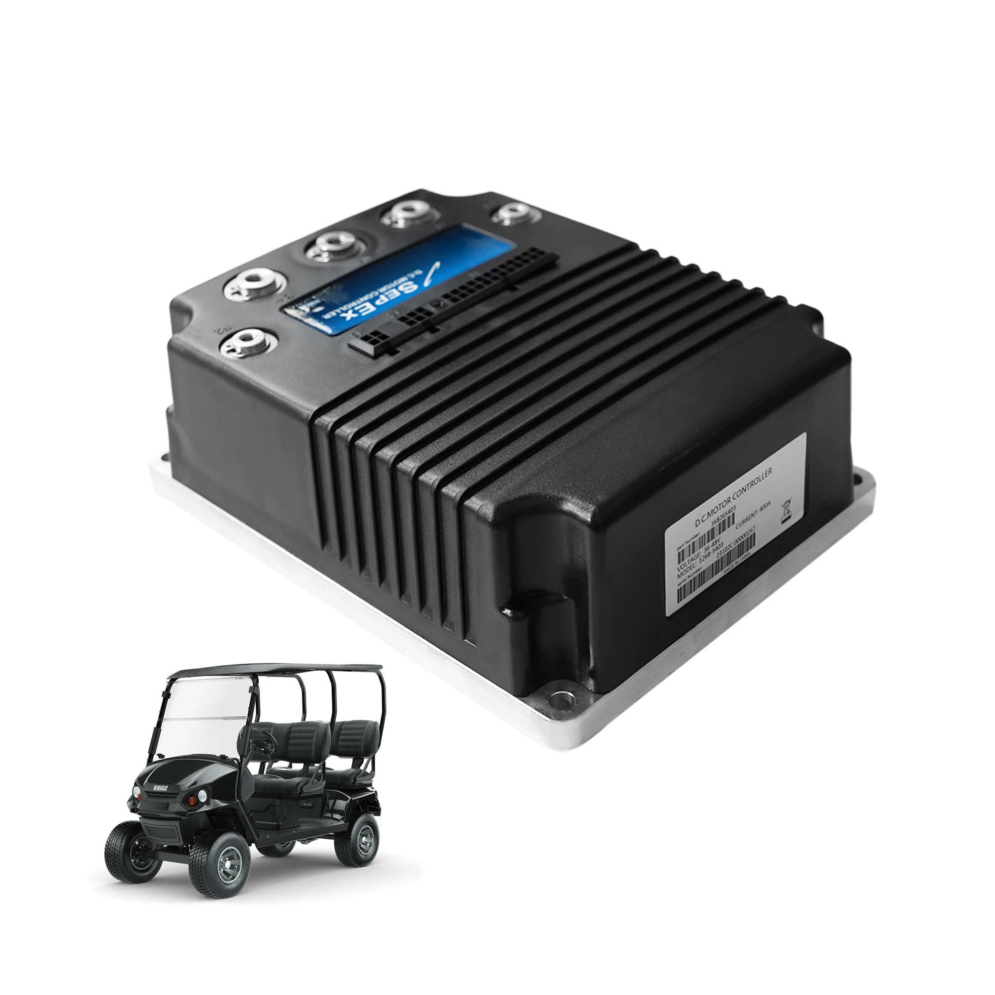 

Speed Controller 36-48V 400A 1268-5403 Compatible with Curtis Electric Forklift EZ-GO Golf Carts IP67 DC SepEx Motor Controllers