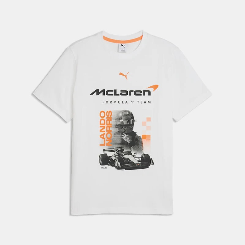 Puma Authentic MCLAREN McLaren Men's Breathable Sports Short Sleeve T-Shirt 637451-02 - view 3
