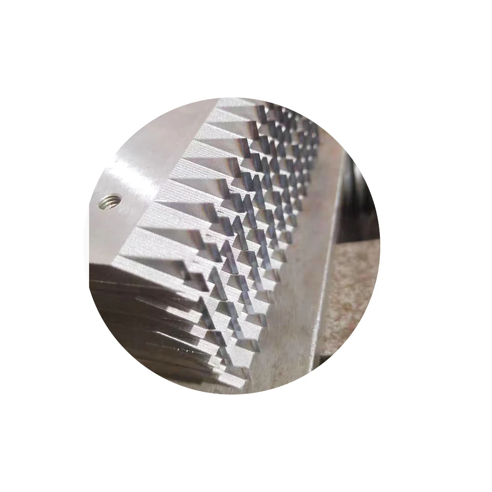 Industrial Stainless Steel Blade Fruit Vegetable Melon Food Processing Machinery Parts Slicing