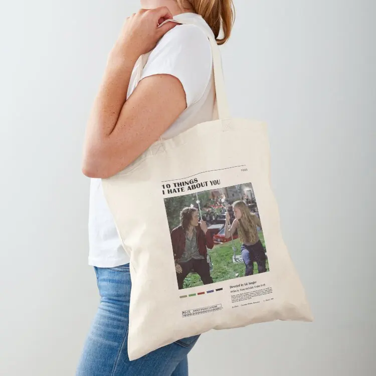 Ten Things I Hat You Alternative Tote Bag shopping trolley bag Large bags for women tote bag