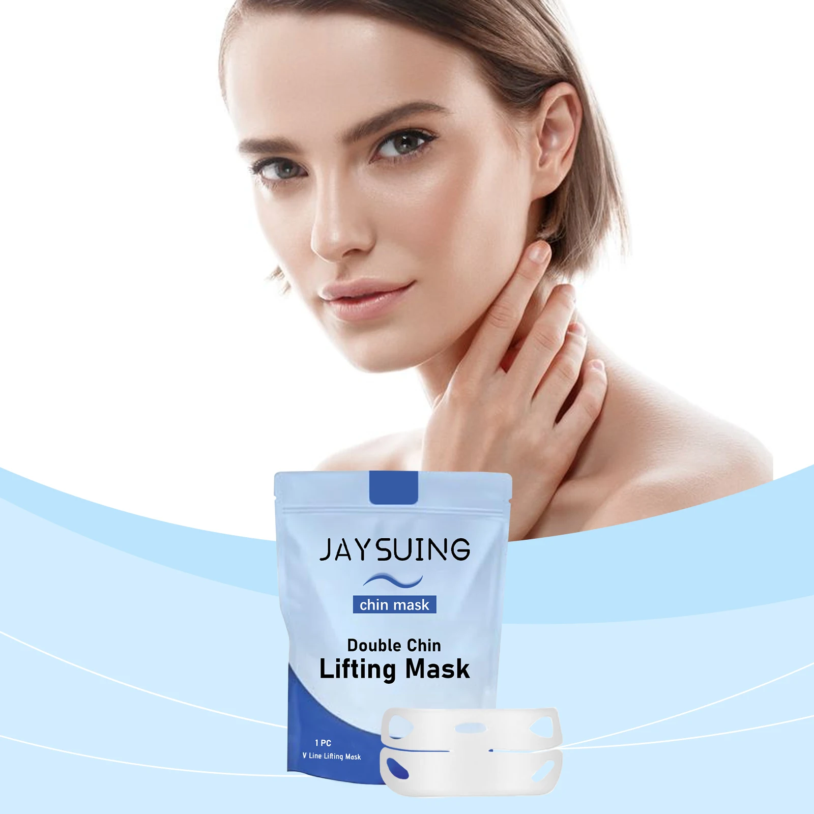 Firming Face Mask Anti Wrinkle Fade Fine Line Eliminate Double Chins Improve Sagging Moisturize Brighten Tightening Facial Mask