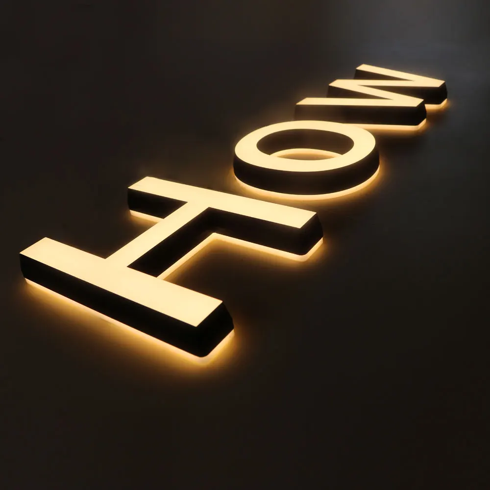 

Acrylic Led Light Sign 3D Acrylic Name Sign Acrylic Led Letter Sign