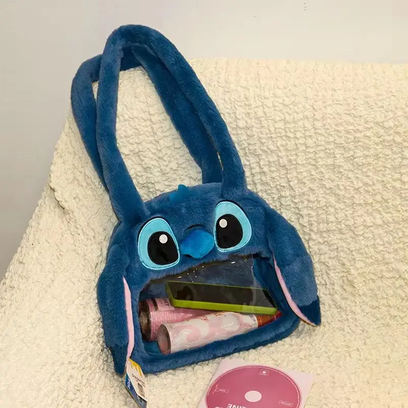 Plecak Pluszowy Stitch 52TOYS - Seria Torby do Opalania, Modna Kreatywna Torba na Ramię, Uroczy Dodatek do Kolekcji Prezentów