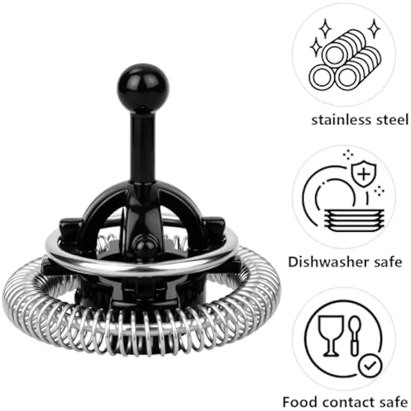 ABBK-3Pcs batidor y bobinas de resorte para Nespresso Aeroccino 3/4/Plus, piezas de repuesto para Espumador de leche reemplazos de batidor