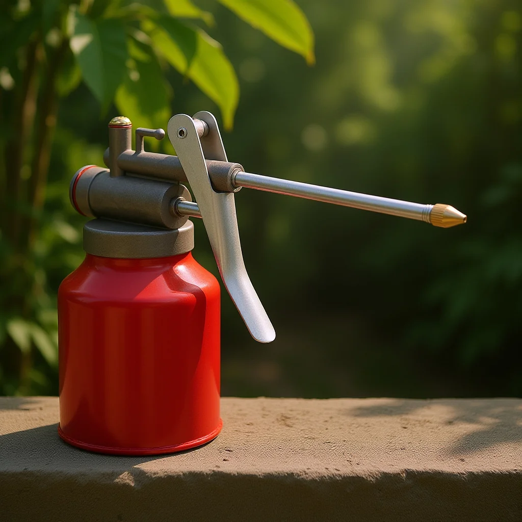 

Heavy Duty Oil Can with Extended Spout High Capacity Manual Oiler for Automotive Motorcycle Marine Equipment Lubrication