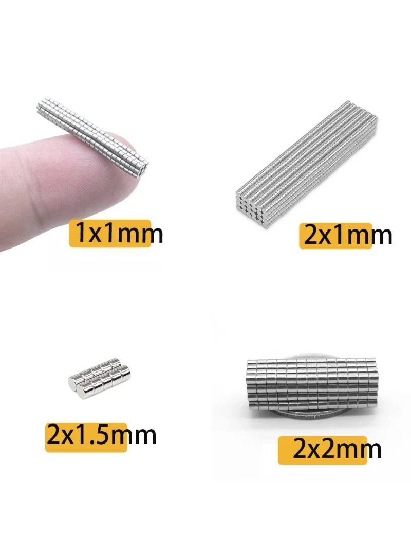 n35 2X2 2x1 1x1 2x1.5 Magnet Round Superpowered Neodymium Magnets  Search Magnetic  Fridge DIY Aimant