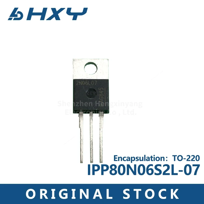 10pcs   IPP80N06S2L-07 field effector N-channel 55V 80A directly inserted into TO-220 2N06L07