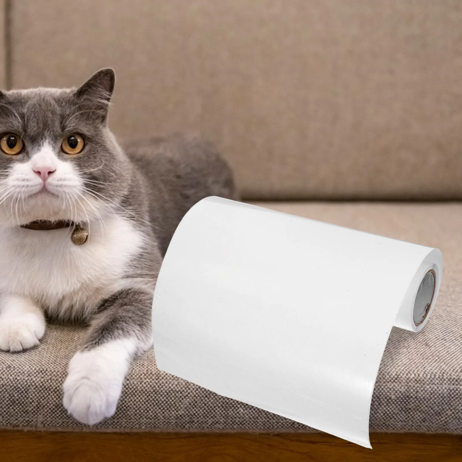 

1 Roll Cat Scratch Furniture Protector Clear Self Adhesive Couch Sofa Door Tape Anti Scratch Furniture Protector