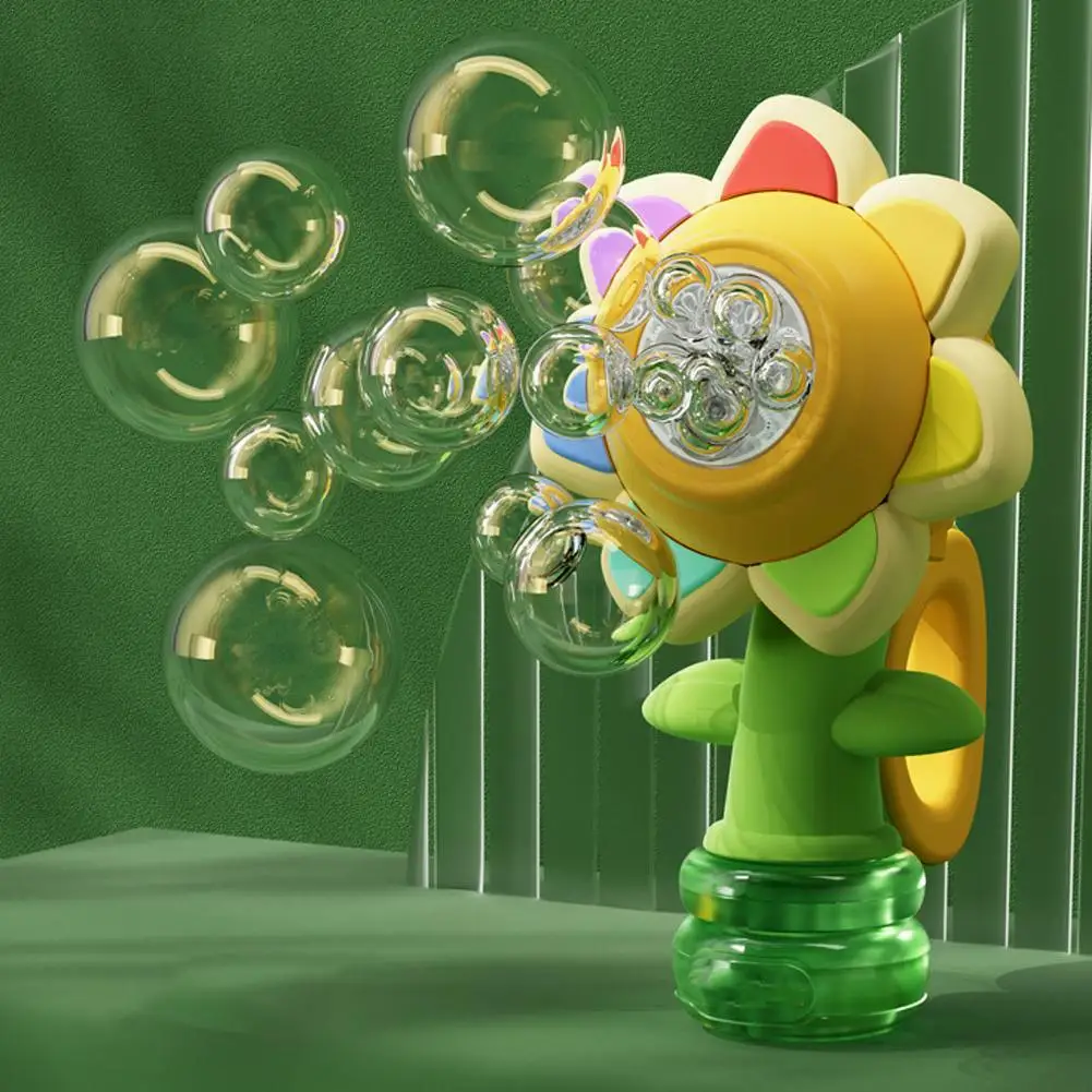 

Cute Sunflowers Bubble Toy For A Variety Of Scenarios Remote Control Adjustment Automatic Car Pendant Accessories