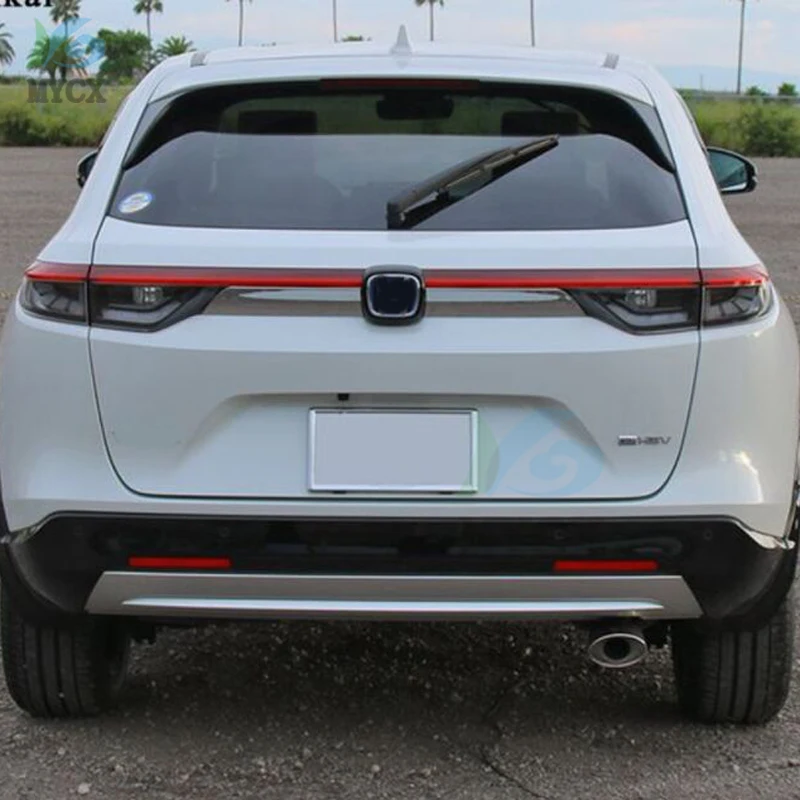 

HOT ACCESSORIES FIT For Honda HR-V HRV VEZEL 2021 2022 CHROME REAR BOOT DOOR TRUNK LID COVER TRIM TAILGATE GARNISH MOLDING BAR