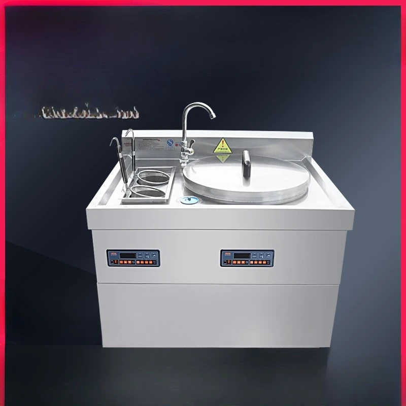 

Noodle cooking combination stove, breakfast snack noodle all-in-one machine 304 stainless steel electric heating