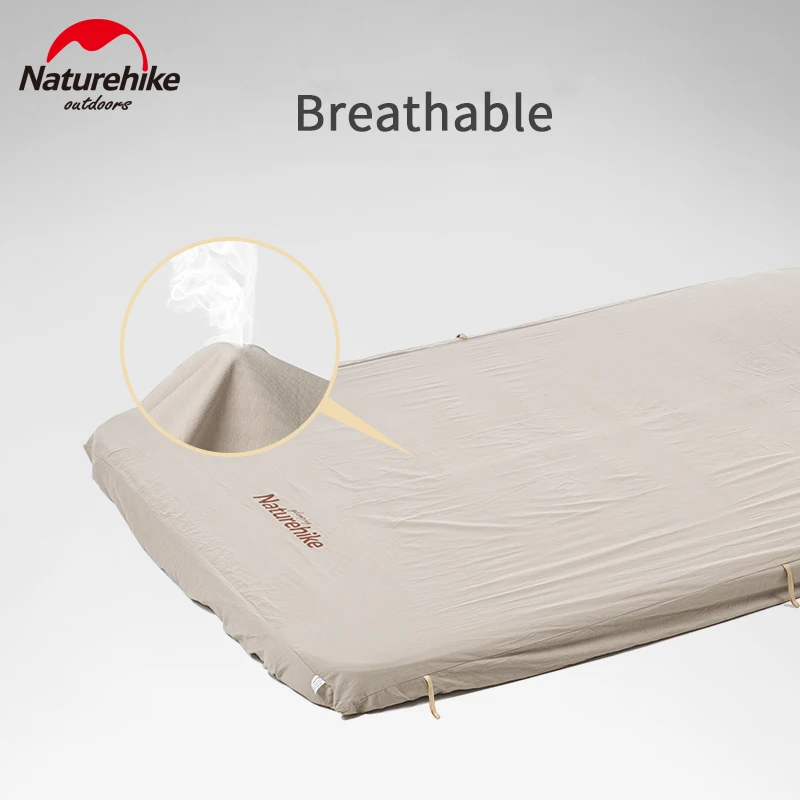 Naturehike Camping Cotton Air Cushion Bed Cover 1/2 Person Sleeping Mat Bedspread Ultralight Breathable Bedroom Rest Mattress