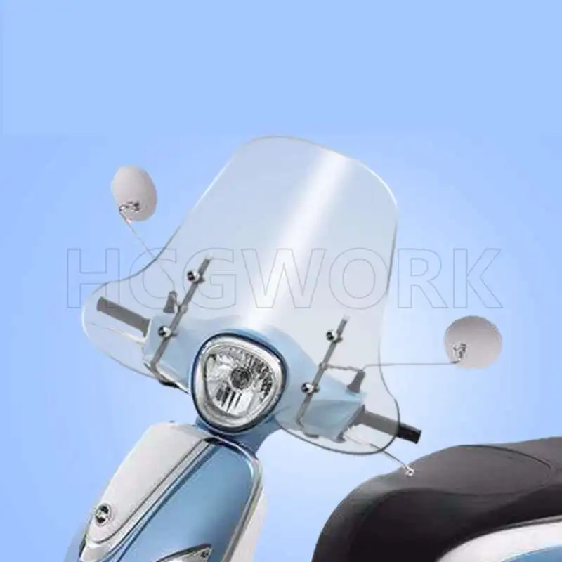 

Аксессуары для мотоциклов, лобовое стекло Hd, прозрачное, расширенное, тип поручня для Sym Xs125t-16c Fiddle4 Fiddle Iii 125