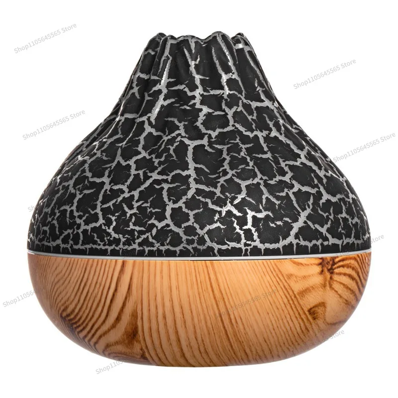 For Desktop Small Volcano Humidifier Home 3 Color Ambient Night Light USB Powered Ambient Light Humidifier Moisturizing
