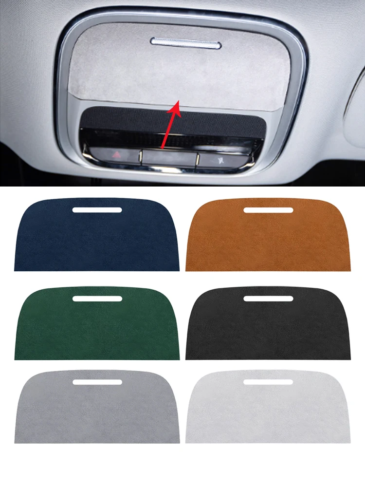 

For Xpeng G9 2022 2023 2024 Alcantara Suede Reading Light Glasses Case Decorative Sticker