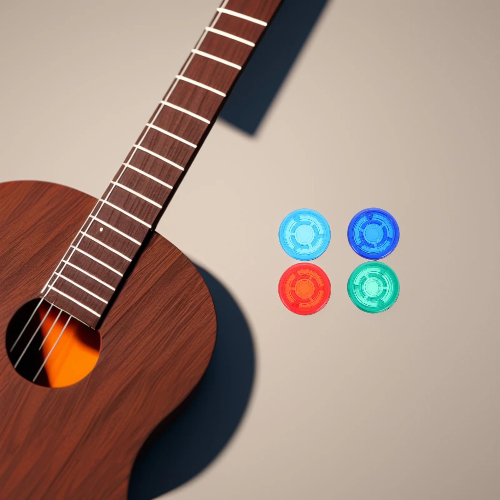 

20Pcs Guitar Effect Footswitch Pedal Toppers Plastic Caps for Guitar Pedal Protection Instrument Parts Music Accessories