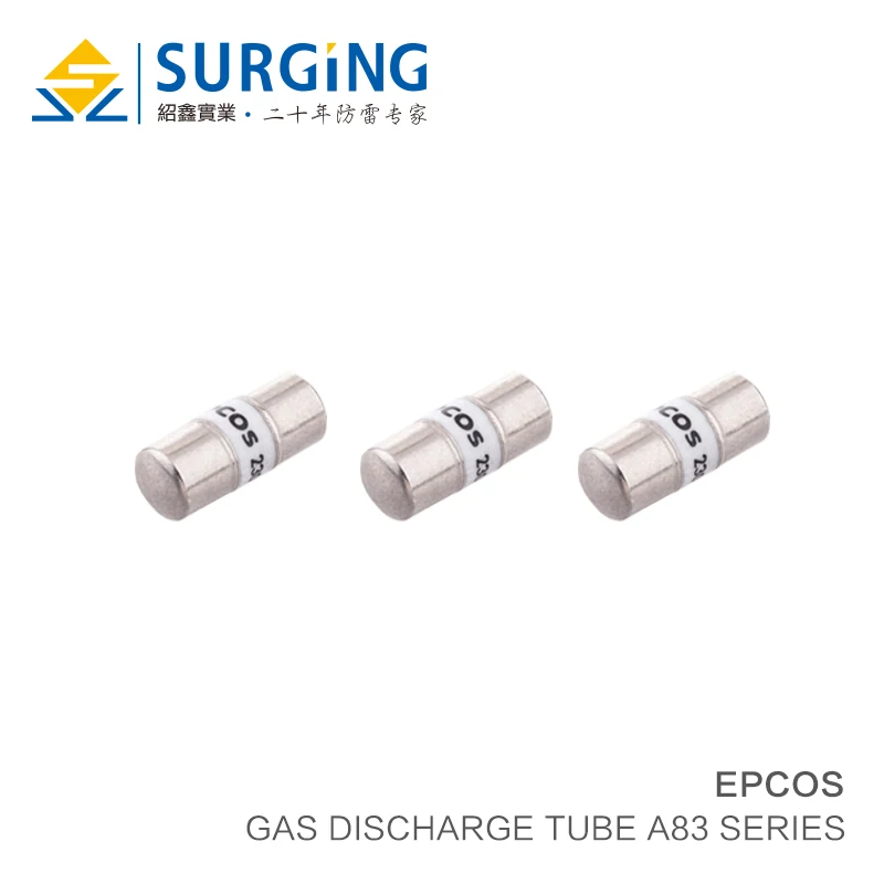 

20PCS Ceramic gas discharge tube A83-A75X A83-C90X A83-A150X A83-A230X A83-A350X A83-A470X A83-A600X 25KA Surge protective