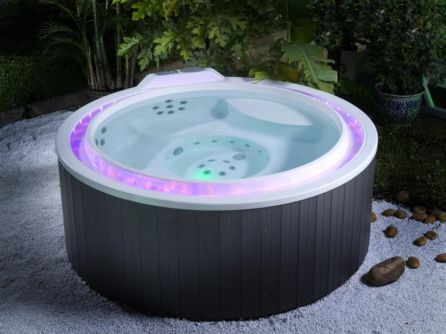 Outdoor Whirlpool Air Massage Spa Hot Tub High-Quality Square Hydromassage Bathtub