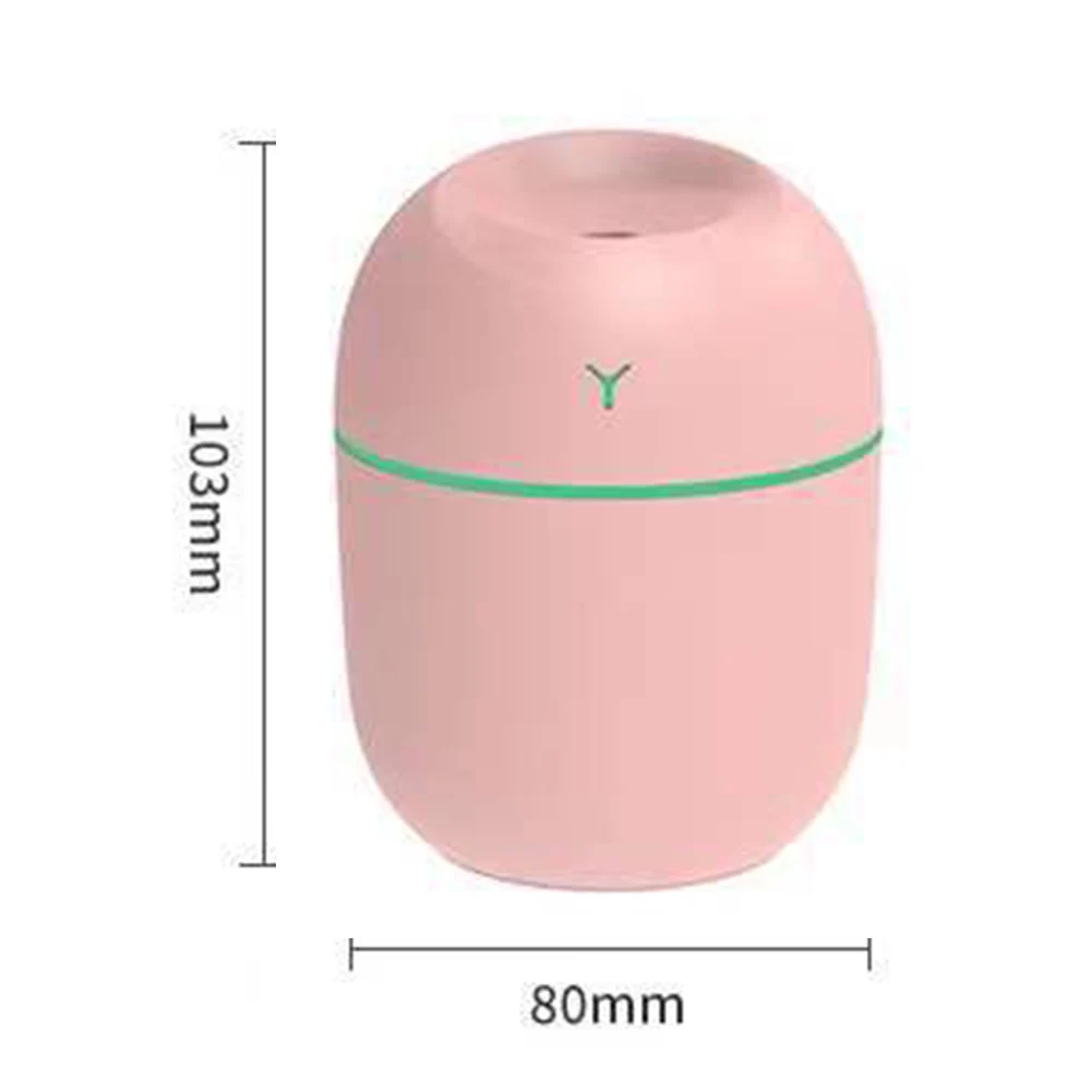 

Home Improvement Humidifier 1pc 220ml Car Home Humidifier Diffuser Essential Oil Fans Green Indoor Air Quality