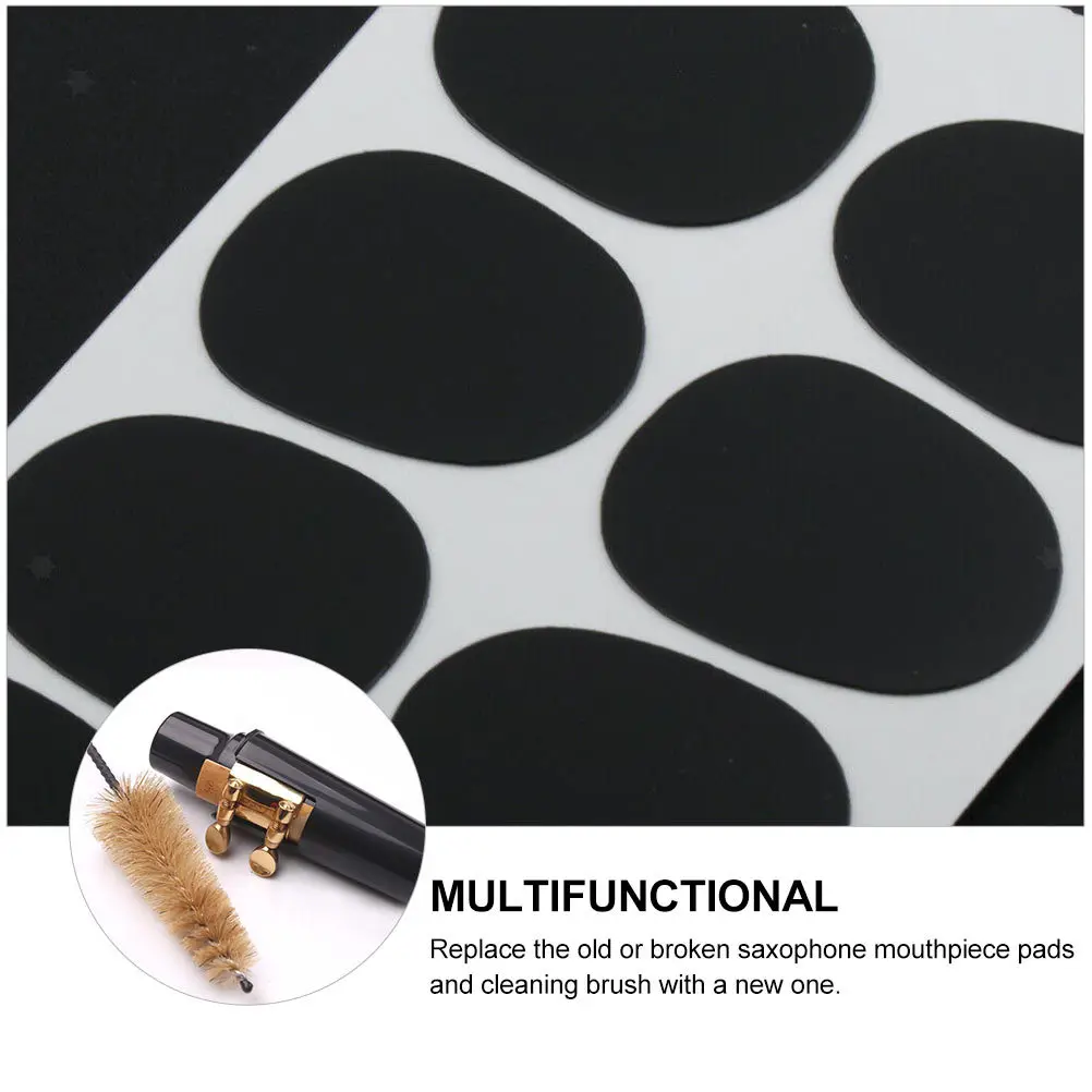 

1Set Durable Saxophone Pads Cleaning Brush Set Long Flexible Bristles Thorough Cleaning Replace Old Broken Pads Accessories