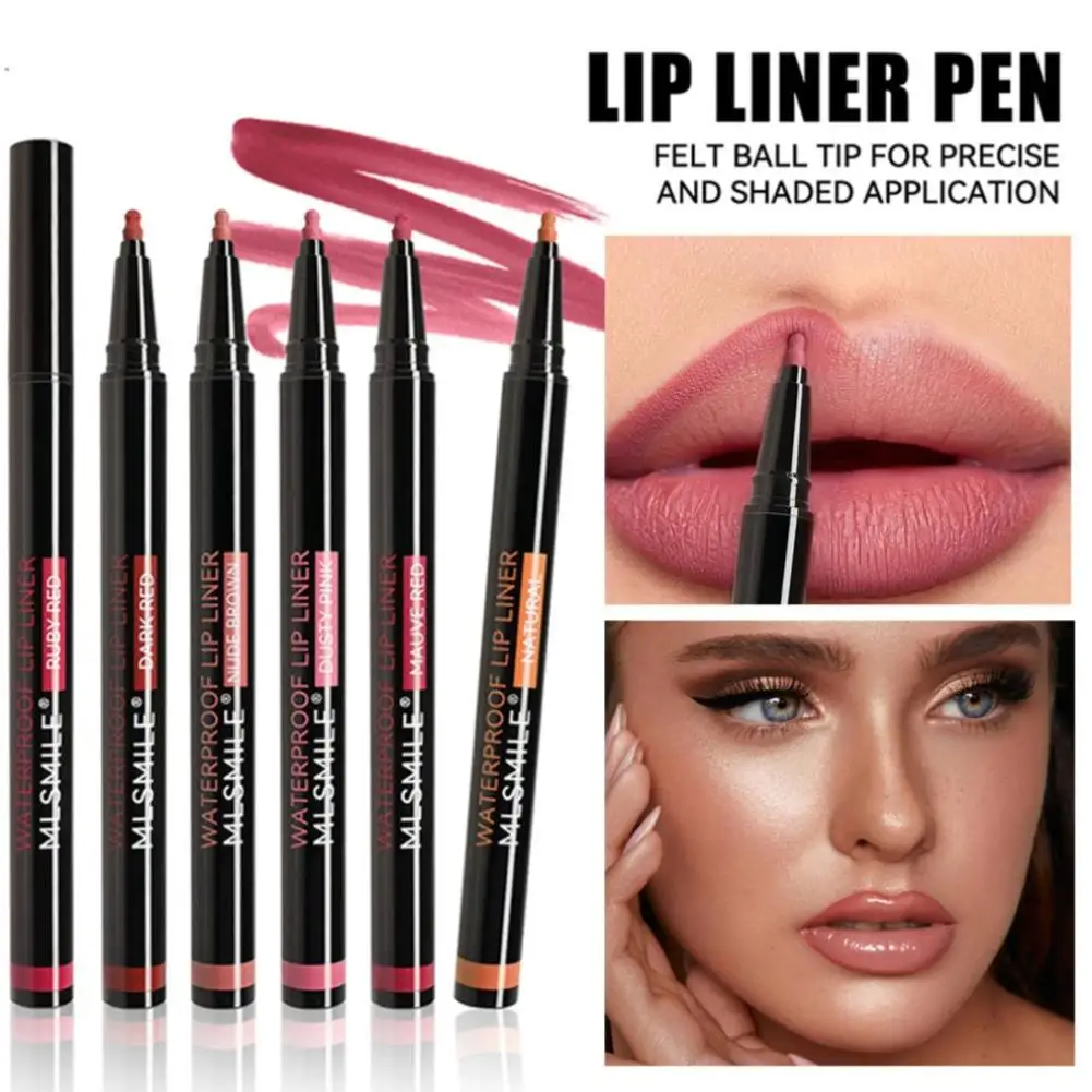 MLSMILE Lip Liner Applicazione liscia Nessun sbavatura Adatta diversi stili di trucco da indossare tutto il giorno Tonalità multiple disponibili