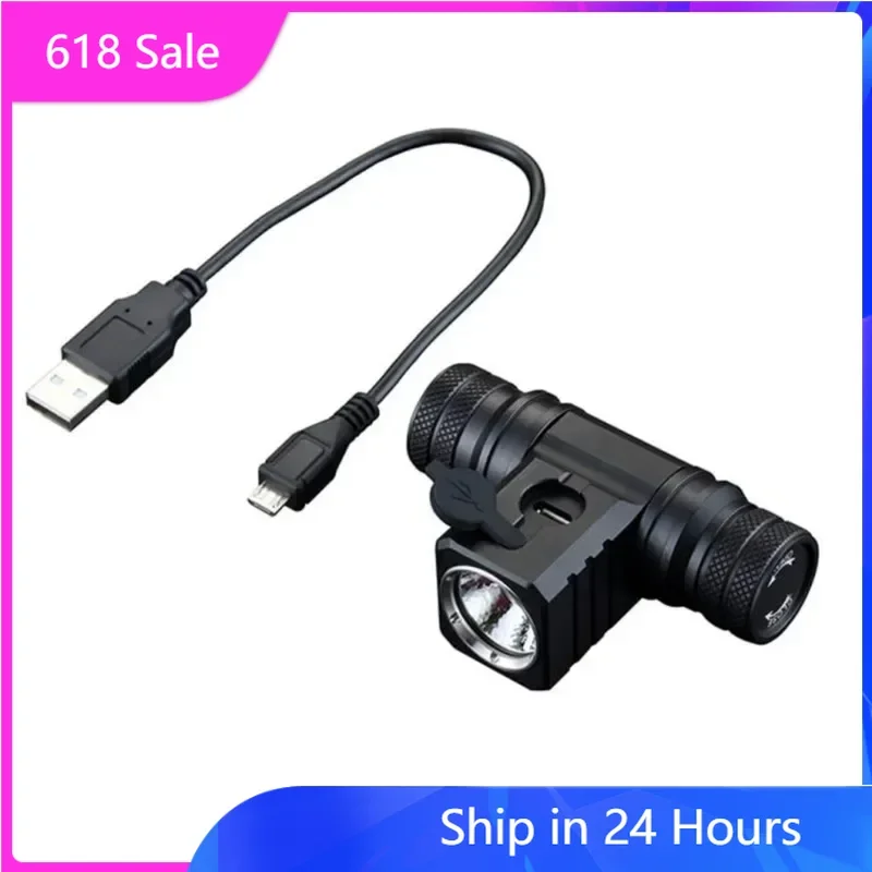 

NEW JETBEAM HR25 Outdoor Head Light SST40 N4 BC LED 1180 lumens 18650 Battery+USB Charger Cable Wire