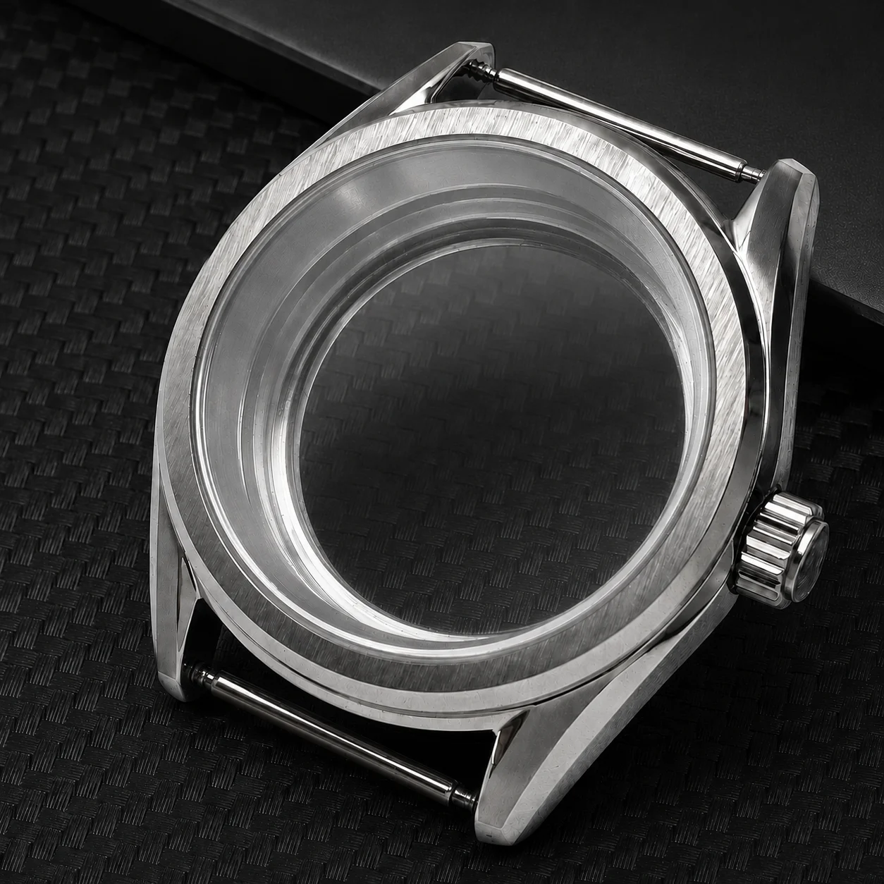

Premium 38mm Silver Stainless Steel Watch Case Sapphire Glass Fit NH35 NH36 ETA2824 PT5000 Miyota 8215 Automatic Movement Parts