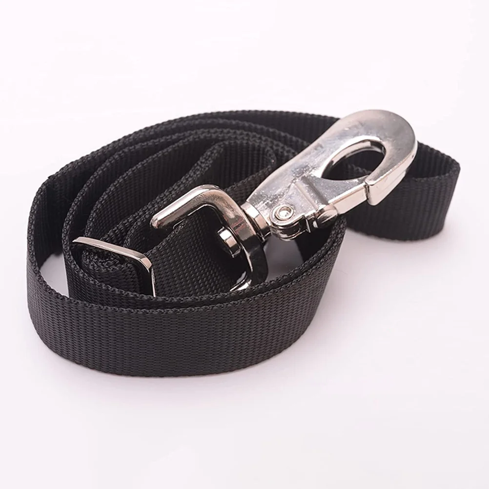 

3pcs Black Adjustable Nylon Feeder Hanger for Horse Trailer Durable Bucket Strap Outdoor Pasture Use Water Suspension