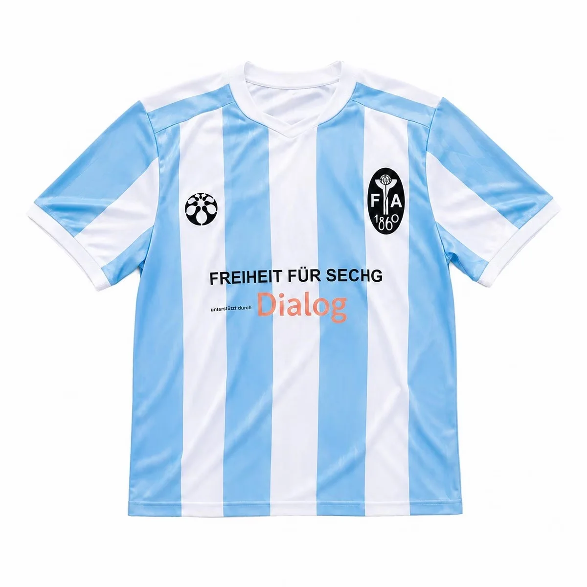TSV 1860 München 2026_27 Saison Neues Fußballtrikot Locker Sitzendes Schnelltrocknendes Kurzarm-Sport-T-Shirt Passend für Eltern und Kinder – Detail 4