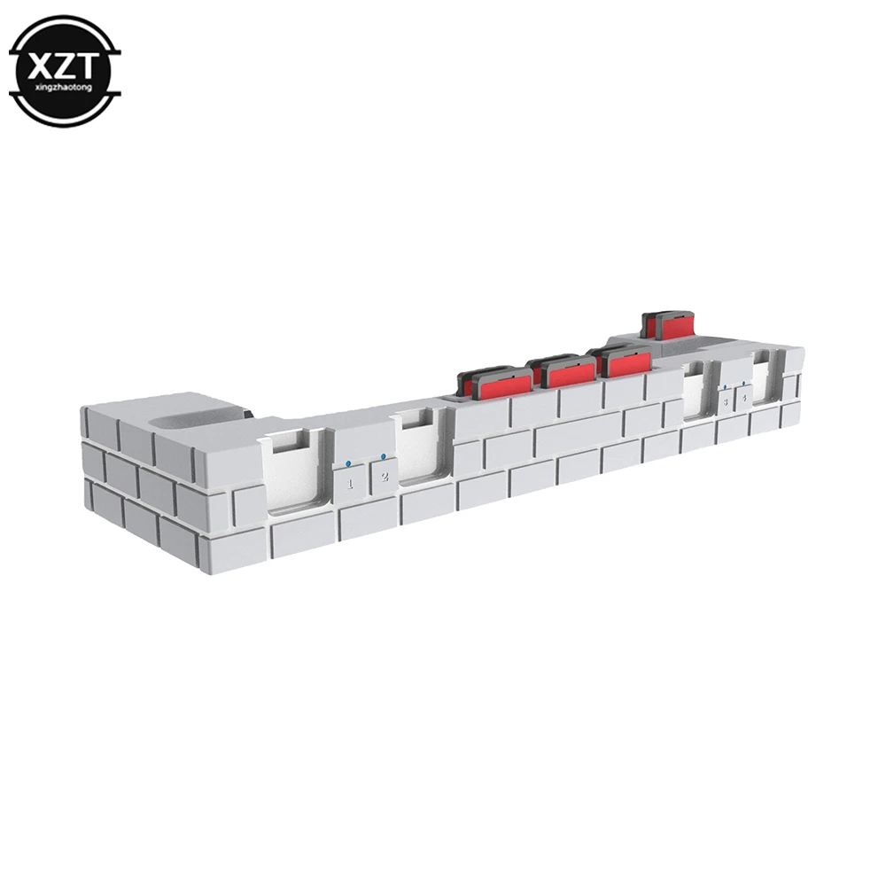 Game Controller Charger Base for Nintendo Switch OLED JoyCon 4 Ports Charging Station Base with 8 Game Slots Game Accessories