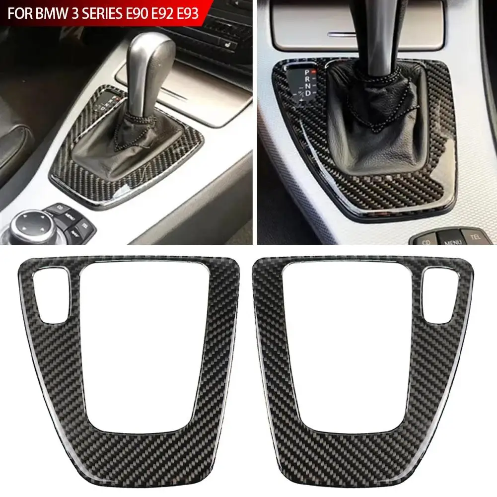 

E90 E92 E93 Салон автомобиля, декоративная крышка переключения передач, крепление переключения передач, накладка на панель управления для BMW 3 серии E90 E92 E93 2005-2012
