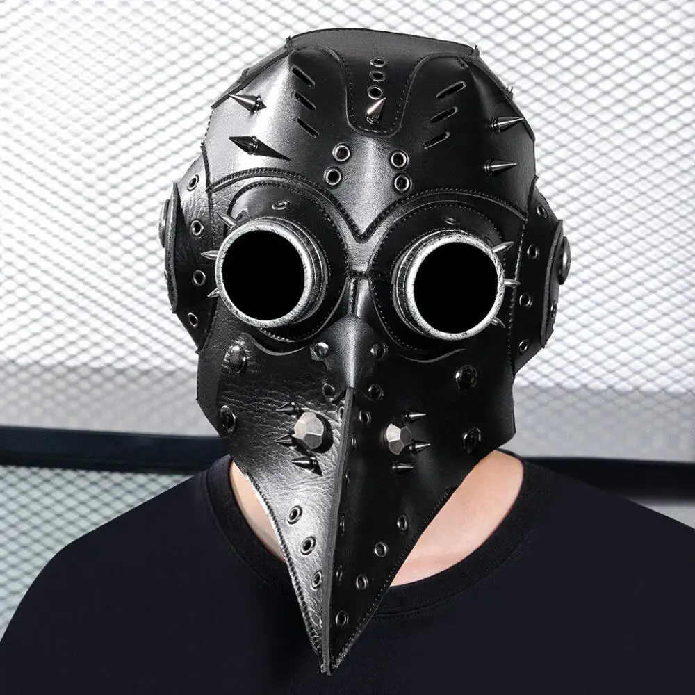 

Средневековый Панк Креативный Дизайн Ретро Стимпанк Стиль Ворона Рот Маска Косплей Вечеринка Головные Уборы Хэллоуин Карнавал Cos Реквизит