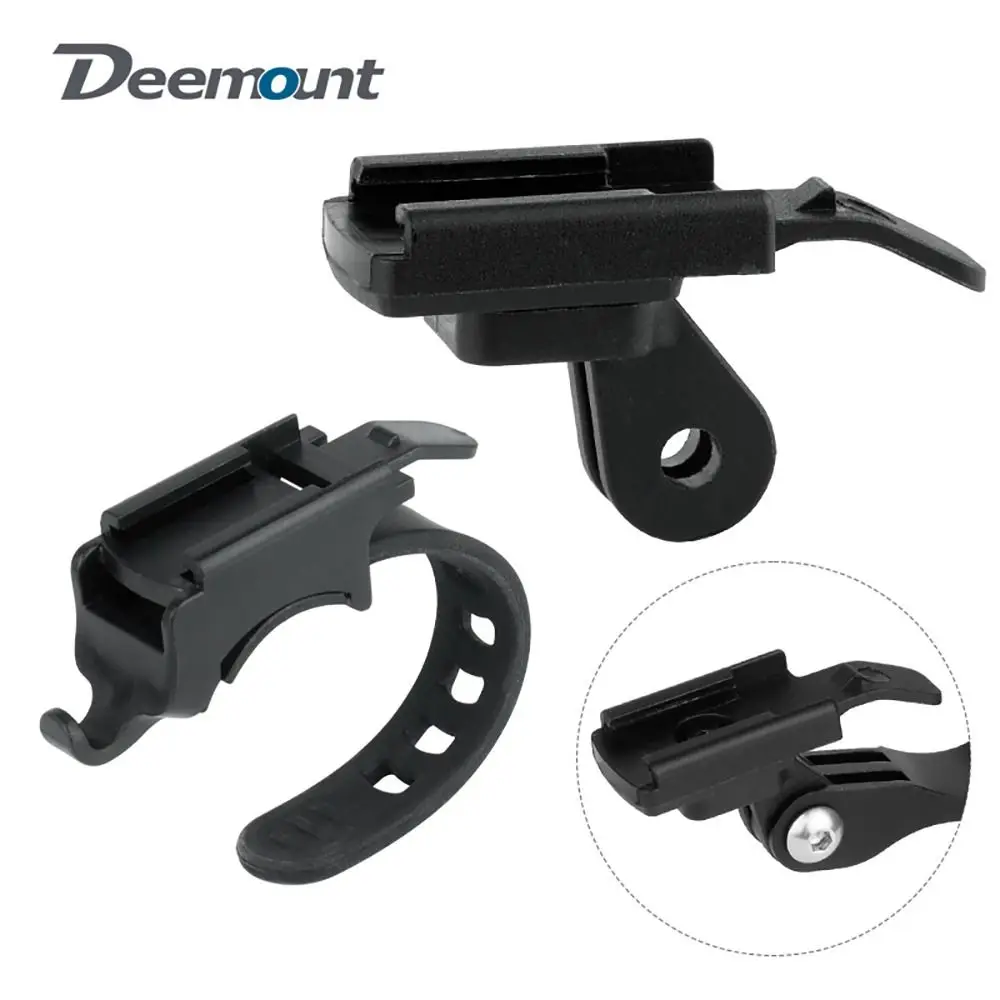 Bicycle Headlight Stand Mount for Gopro Interface MTB LED Lamp Bracket for Rockbros QD-250 YQ200/400 Blackbird L1