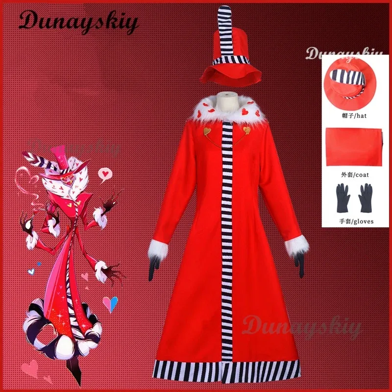 

Аниме Хазбин Валентино Косплей Костюм Одежда Униформа Отеля Косплей Костюм Униформа Повседневный Наряд Хэллоуин Вечеринка Унисекс Комплект