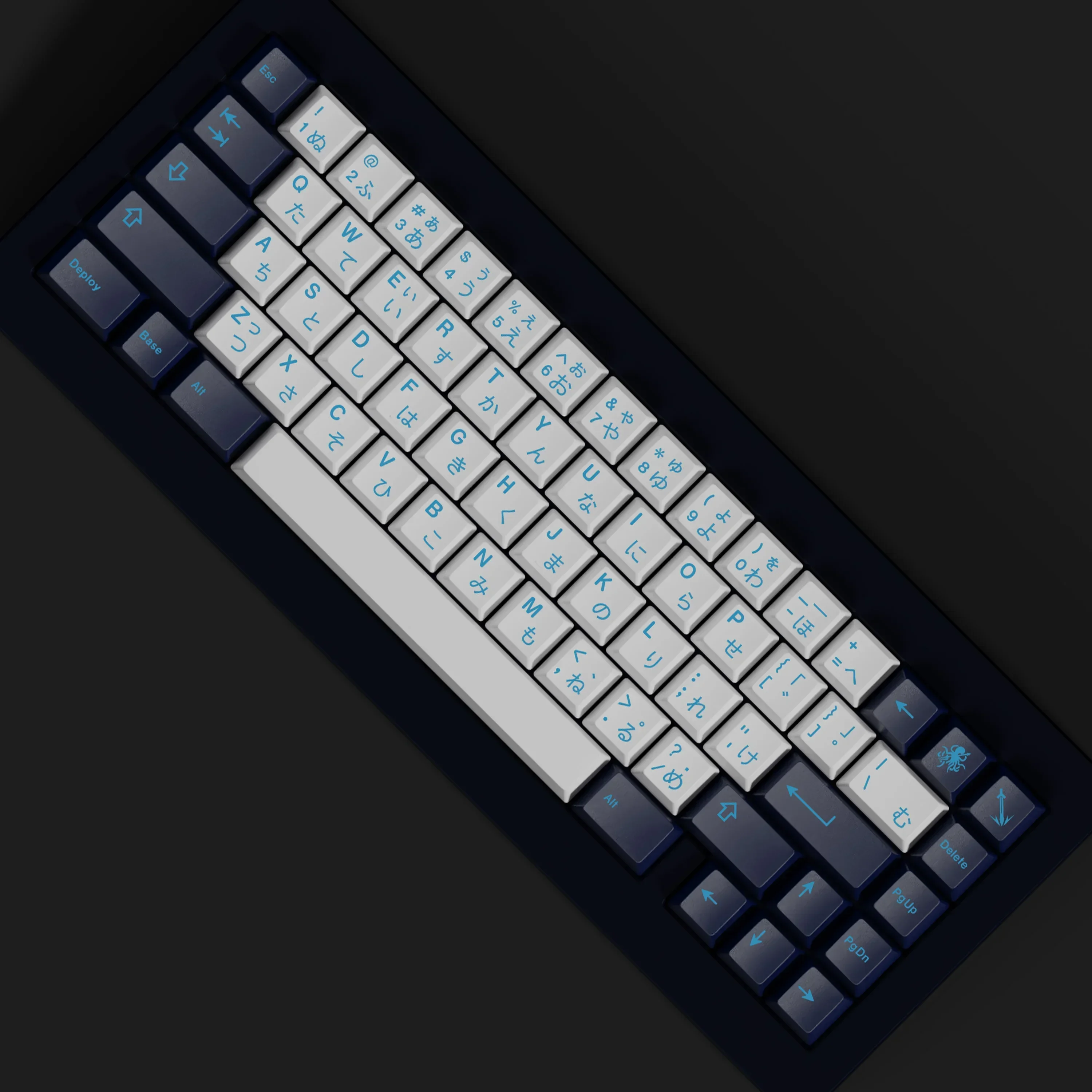 GMK deep sea - teclado personalizado pbt sublimación altura original keycap espacio dividido